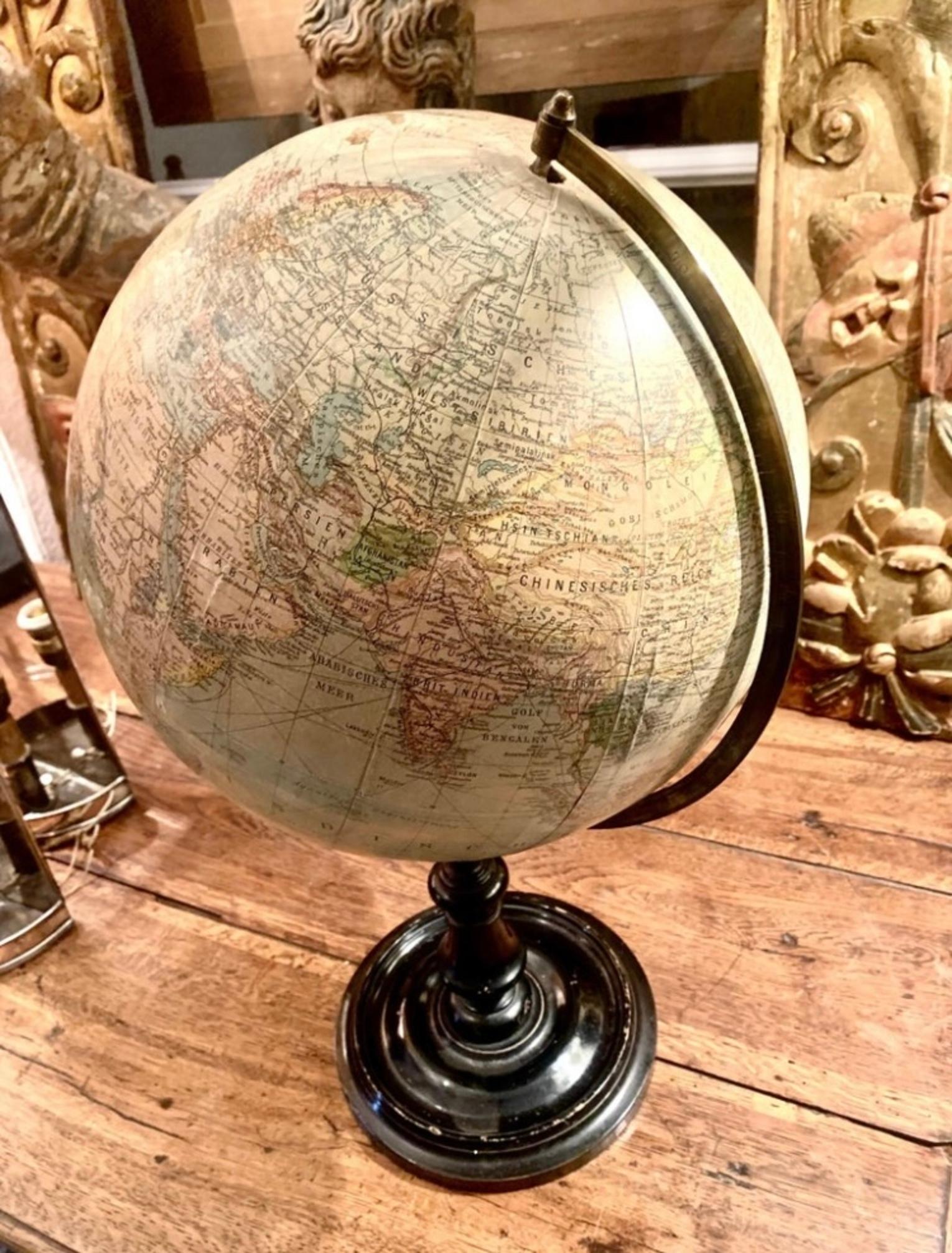 20th Century Terrestrial Globe by Peter J. Oestergaard For Sale 4