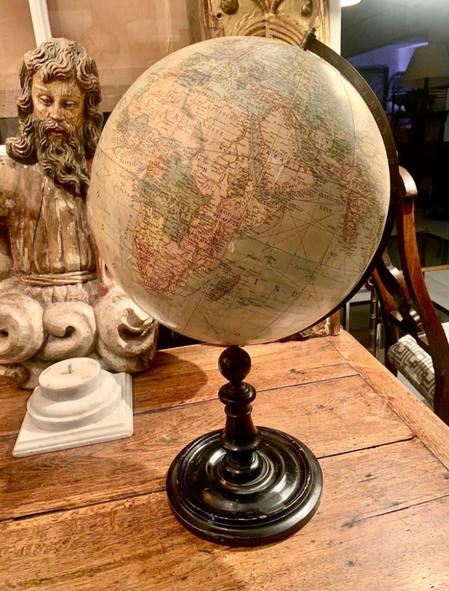 20th Century Terrestrial Globe by Peter J. Oestergaard For Sale 5