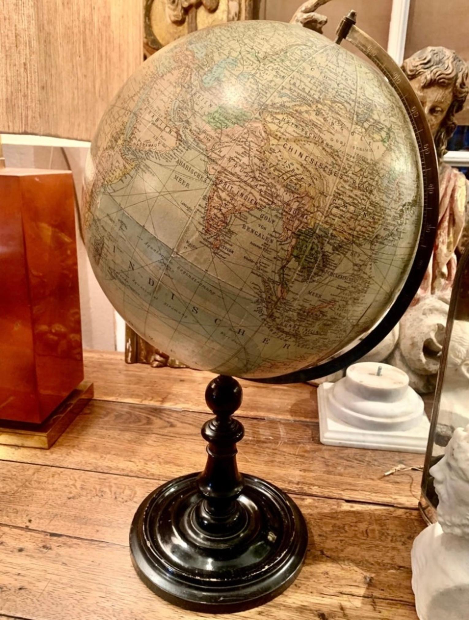 20th Century Terrestrial Globe by Peter J. Oestergaard For Sale 10