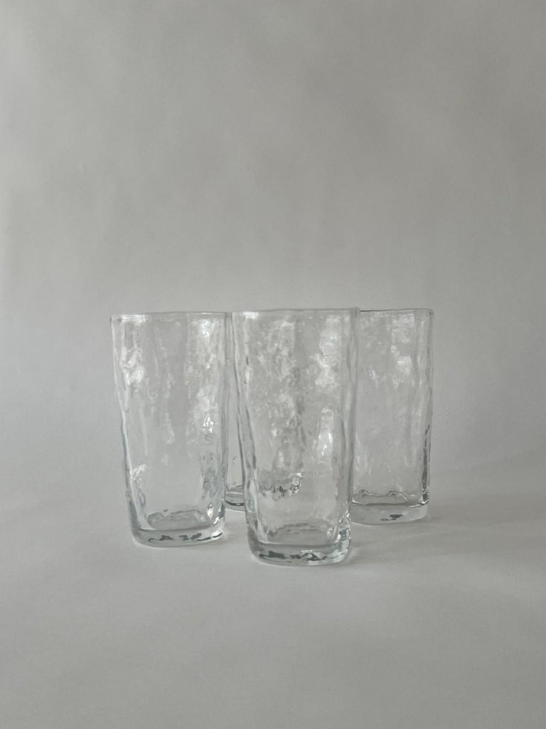 20th Century Textured Drinking Glasses For Sale at 1stDibs
