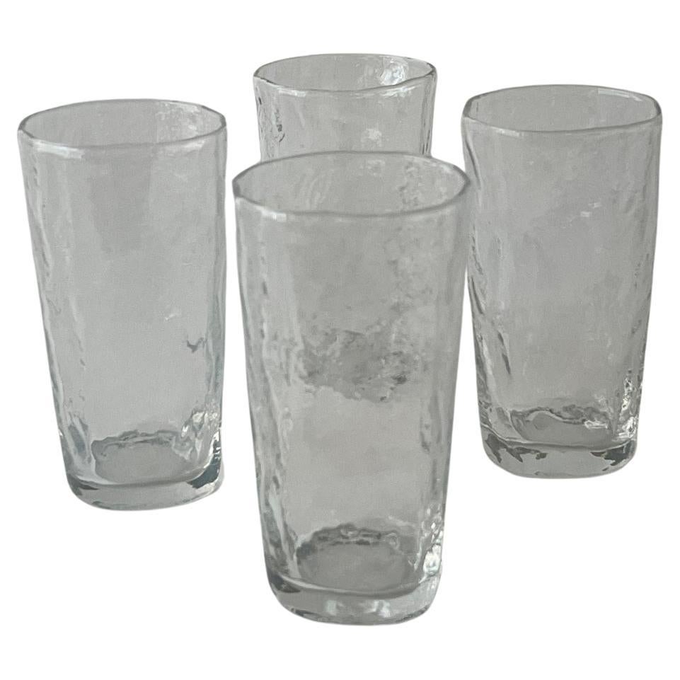 20th Century Textured Drinking Glasses For Sale