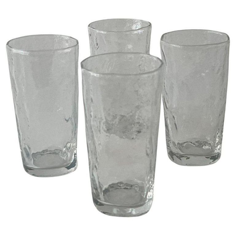 20th Century Textured Drinking Glasses For Sale at 1stDibs