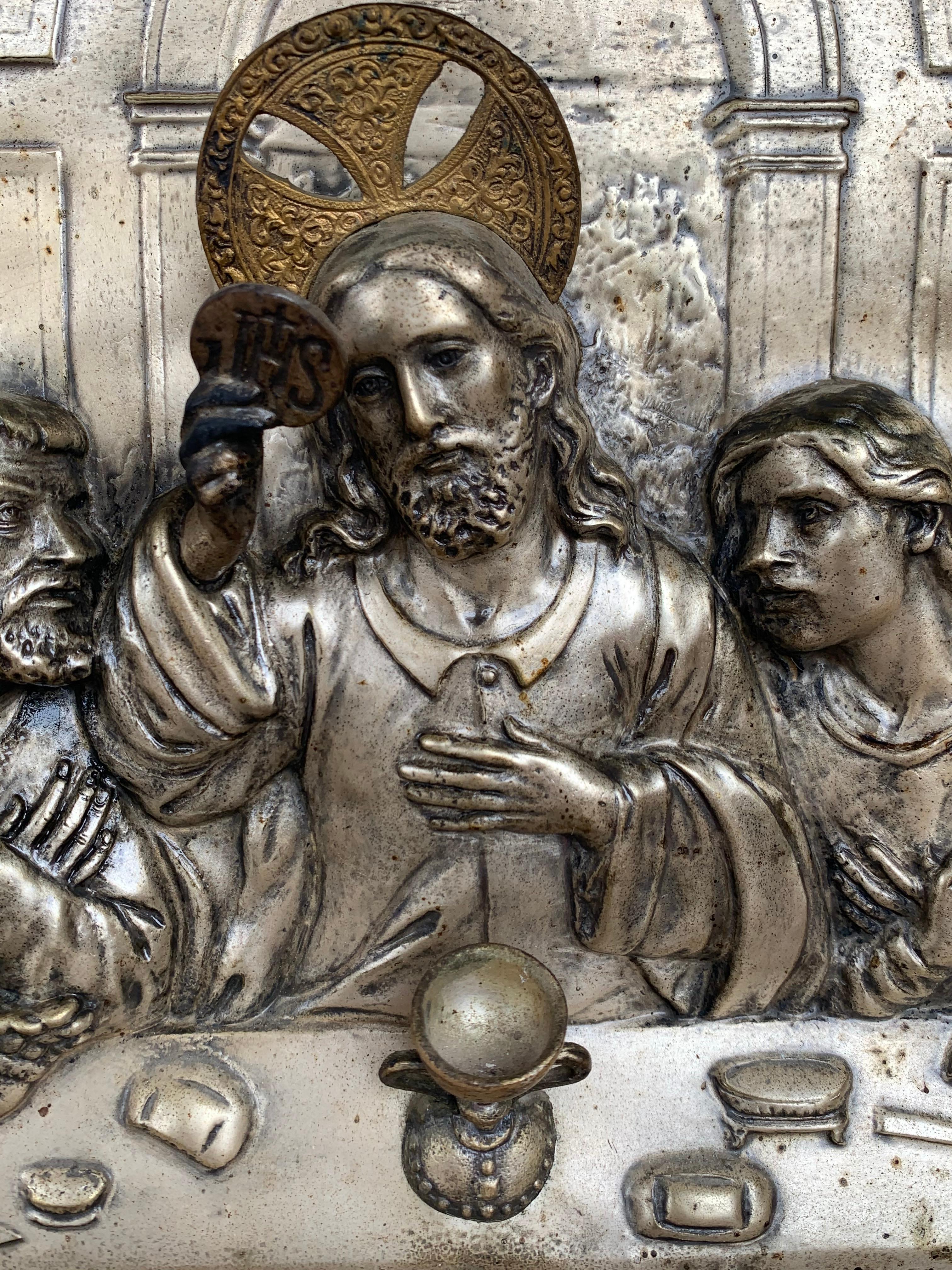 last supper metal art