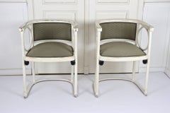 20th Century Thonet Art Nouveau Armchairs by Josef Hoffmann, AT ca. 1905