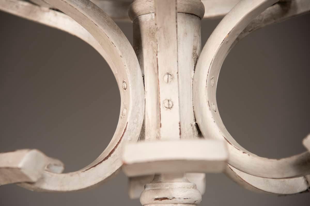 Porte-manteaux Shabby blanc Thonet du 20ème siècle en vente 1