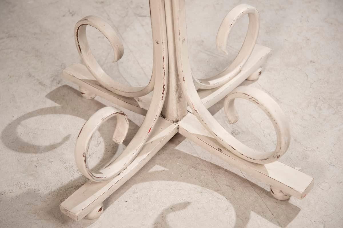 Porte-manteaux Shabby blanc Thonet du 20ème siècle en vente 2
