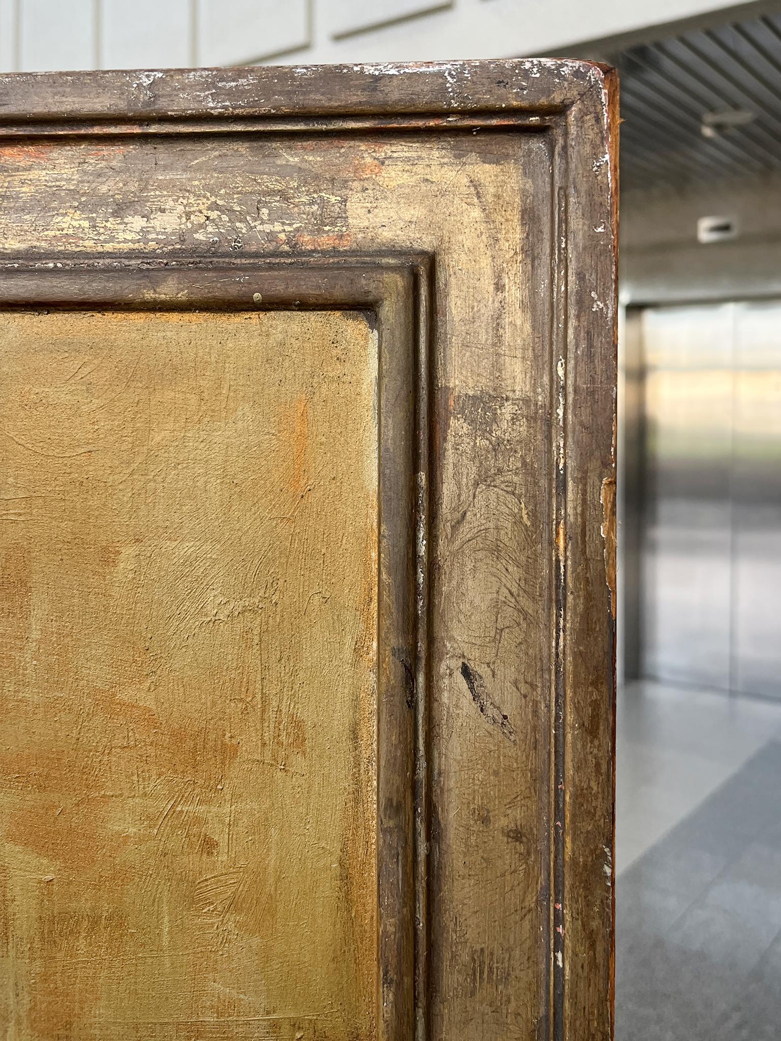 Paravento a tre pannelli dorati Foldes del XX secolo in vendita 5