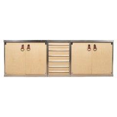 20th Century Three Piece Sideboard by Guido Faleschini for Hermes, C.1970
