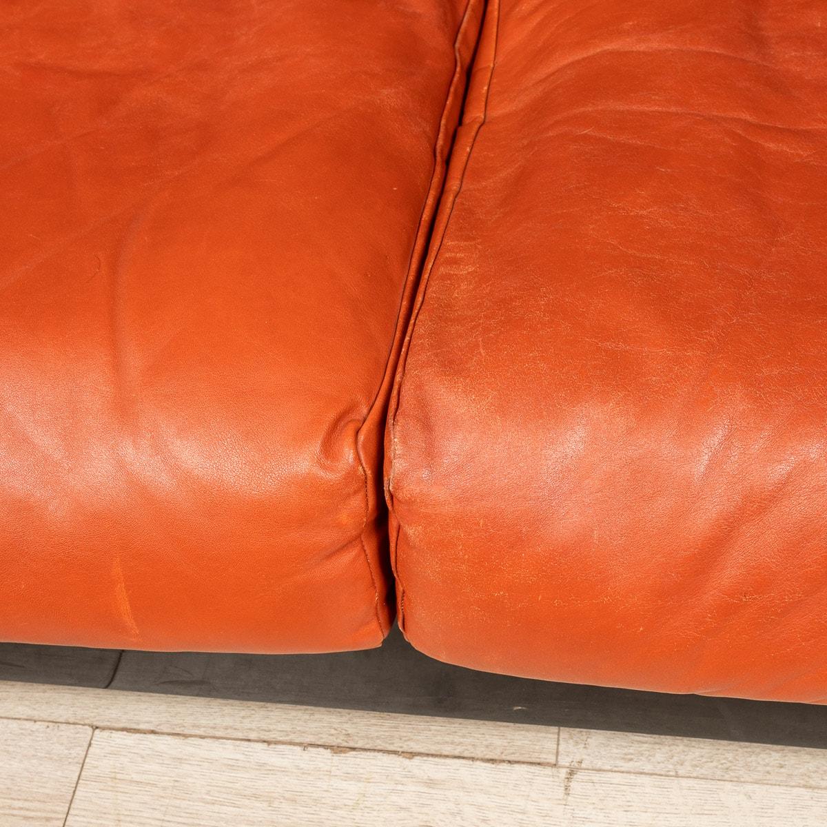 20th Century Three-Seater Sofa by Lella and Massimo Vignelli for Poltronova For Sale 7