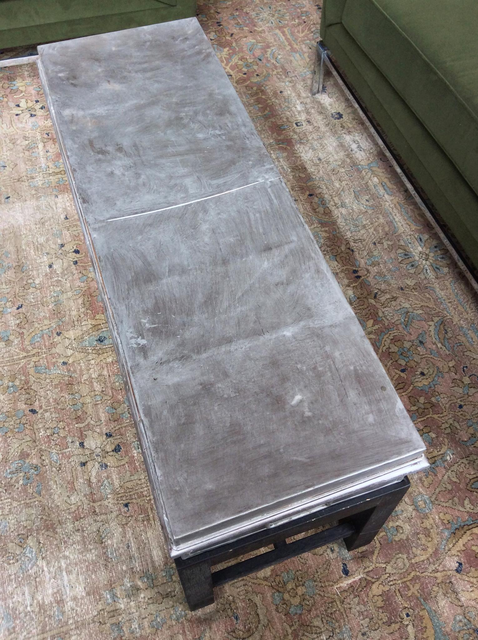 Industrial 20th Century Tin Box Coffee Table