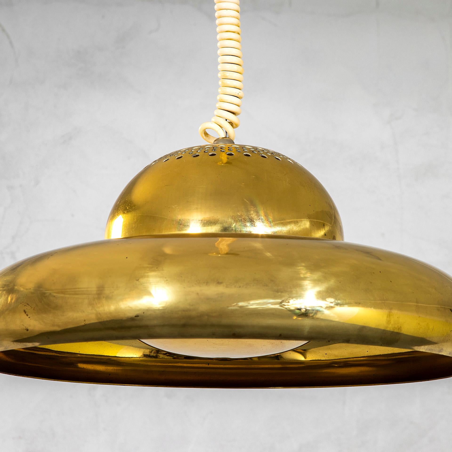 italien 20e siècle Tobia Scarpa pour Flos Lampe à suspension mod. Fior di Loto en vente