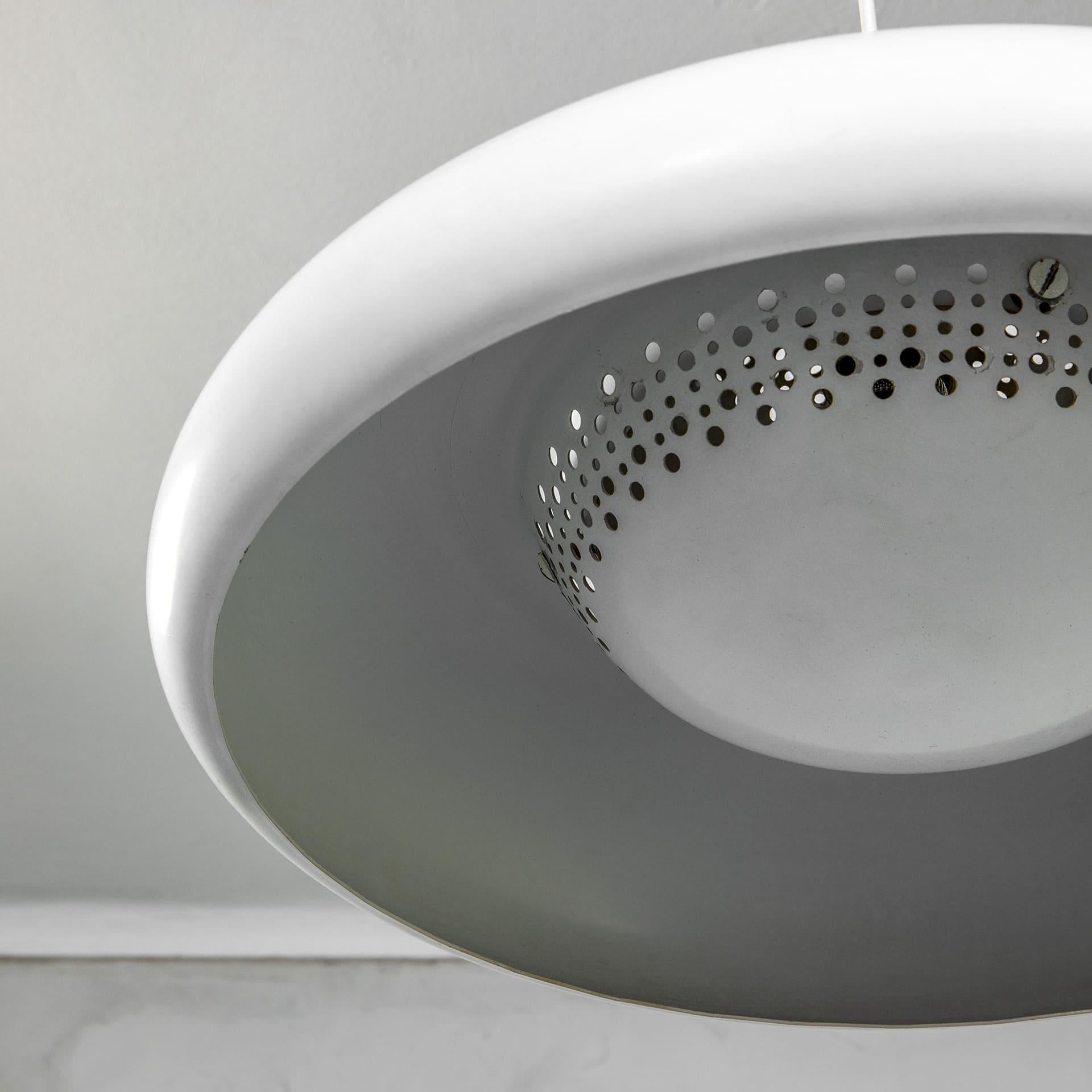 Laccato XX secolo Tobia Scarpa per Flos Lampada a sospensione mod. Fior di Loto in vendita