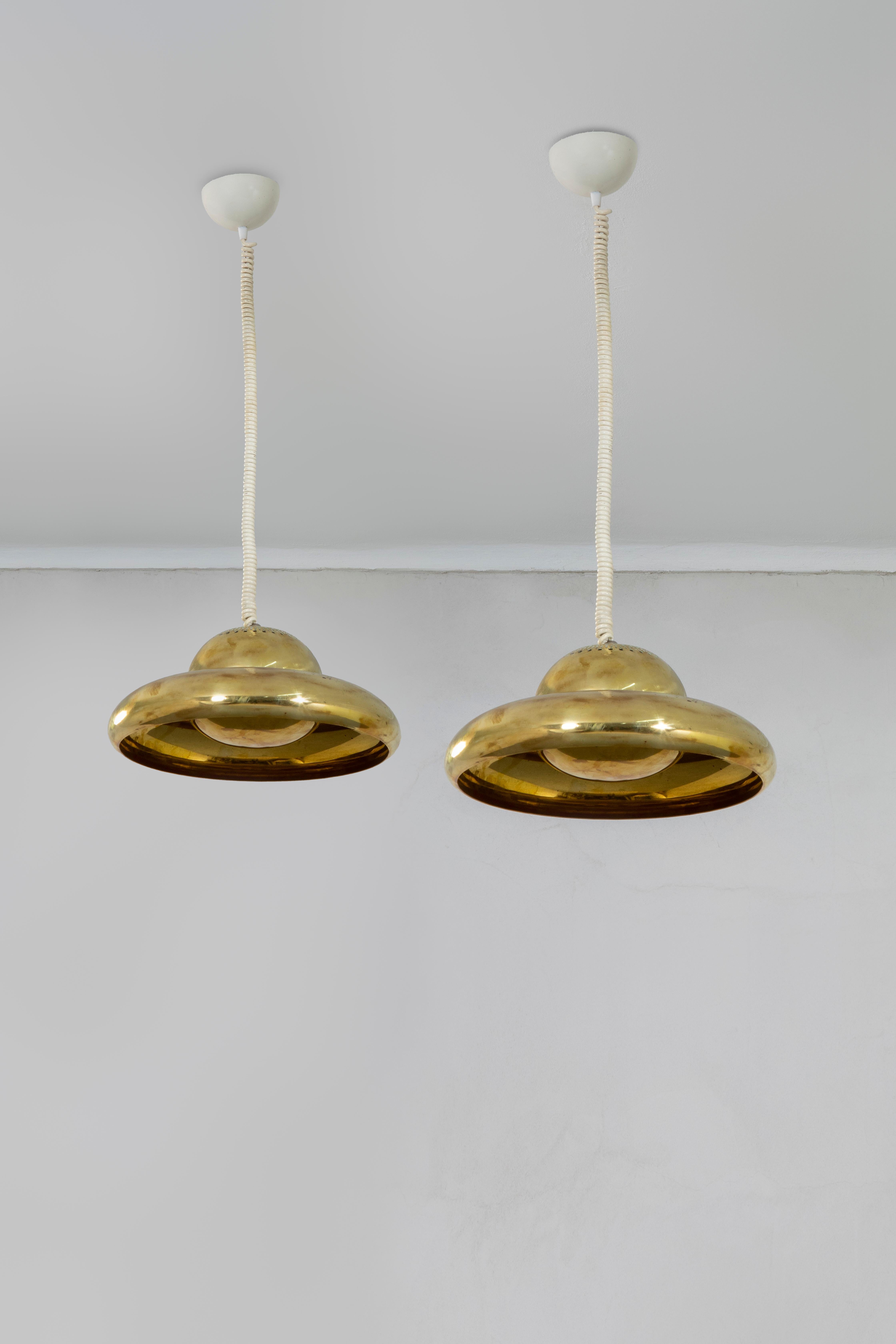 Milieu du XXe siècle 20e siècle Tobia Scarpa pour Flos Lampe à suspension mod. Fior di Loto en vente