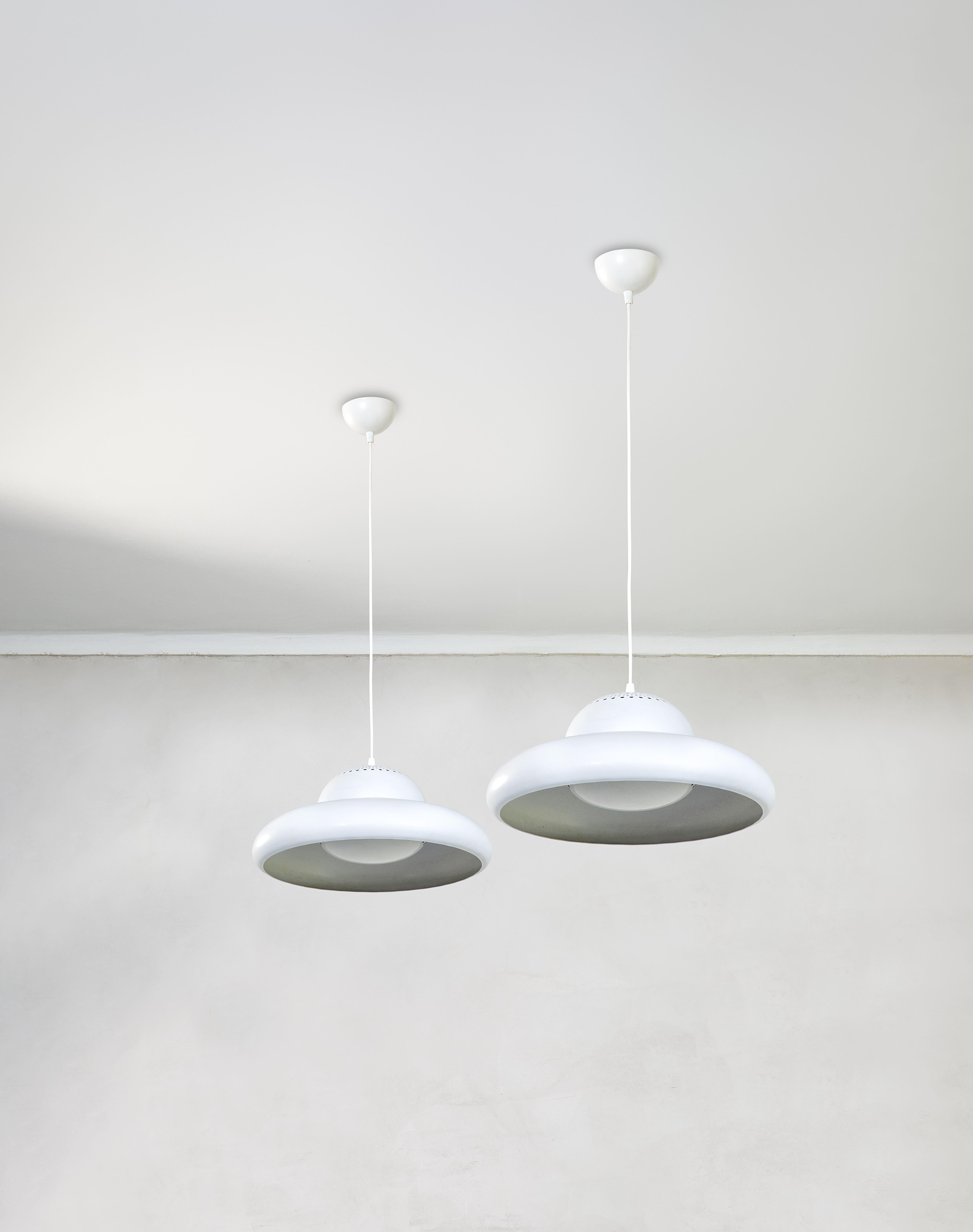 Metà XX secolo XX secolo Tobia Scarpa per Flos Lampada a sospensione mod. Fior di Loto in vendita