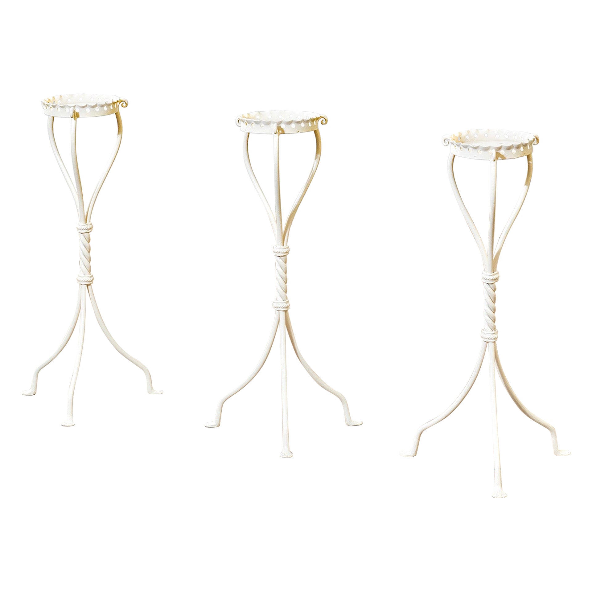 20th Century, Tomaso Buzzi Set of Three Plant Holder For Sale