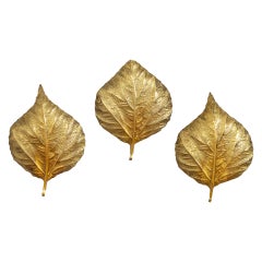 20th Century, Tommaso Barbi Set of Three Wall Lights