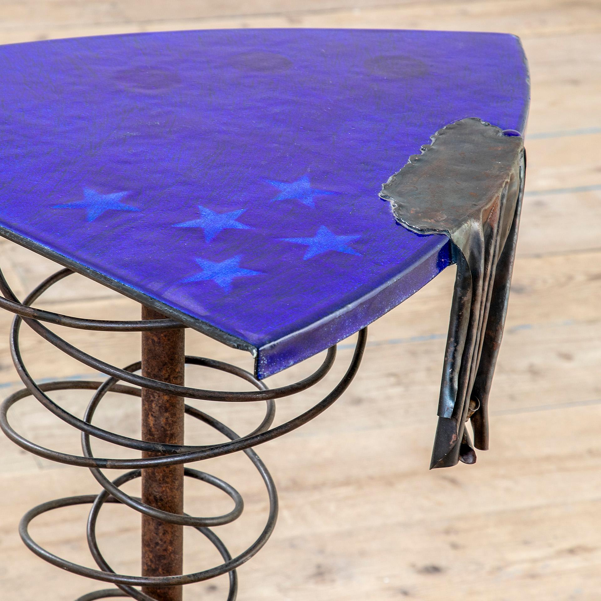 Italian 20th Century, Toni Cordero Gueridon Table for Del Campo For Sale