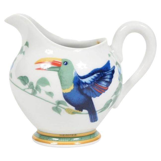 20th Century Toucan Porcelaine Cremier by Hermès Paris