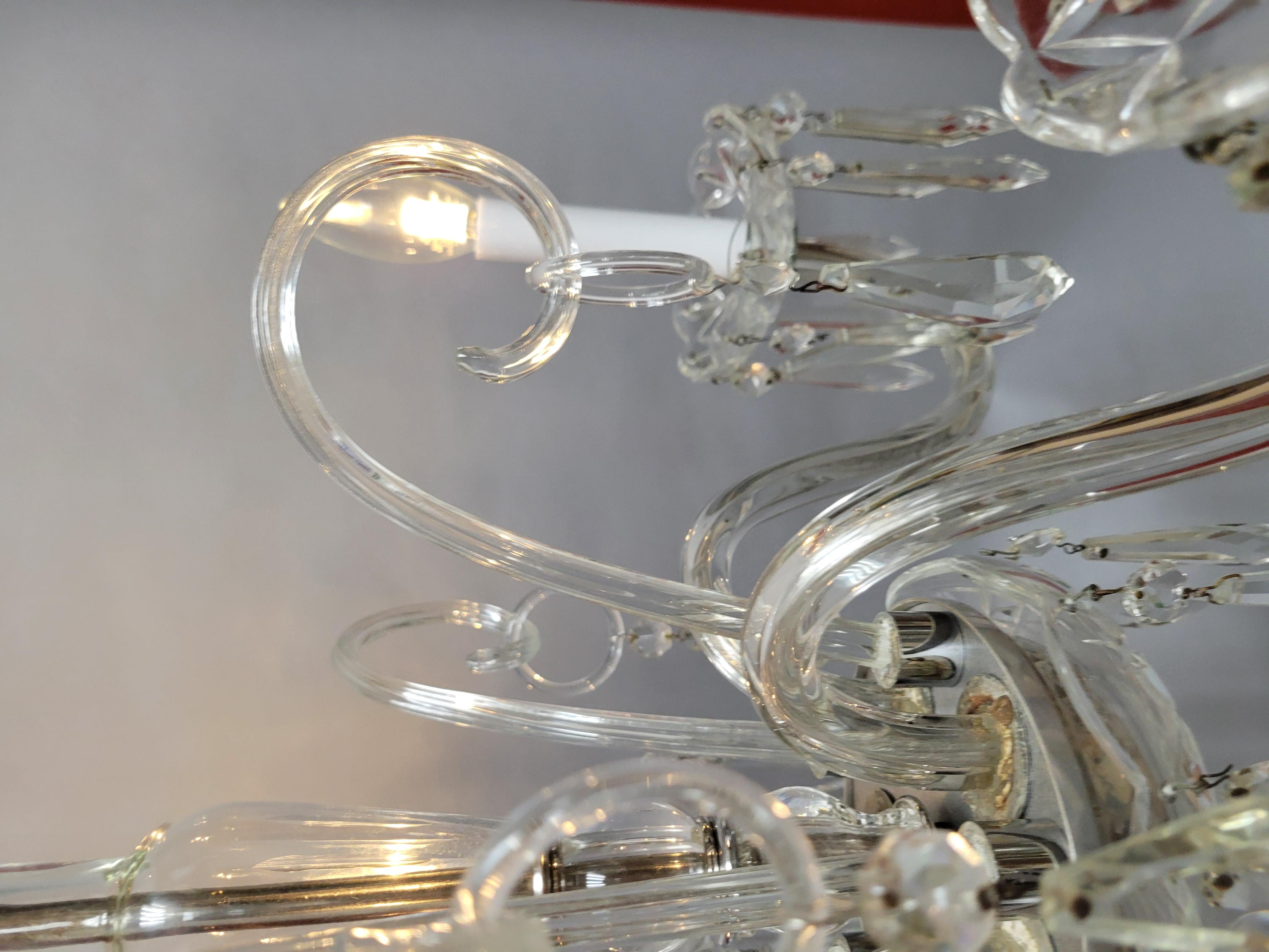 Araña de cristal tradicional del siglo XX-5 brazos Otro en venta