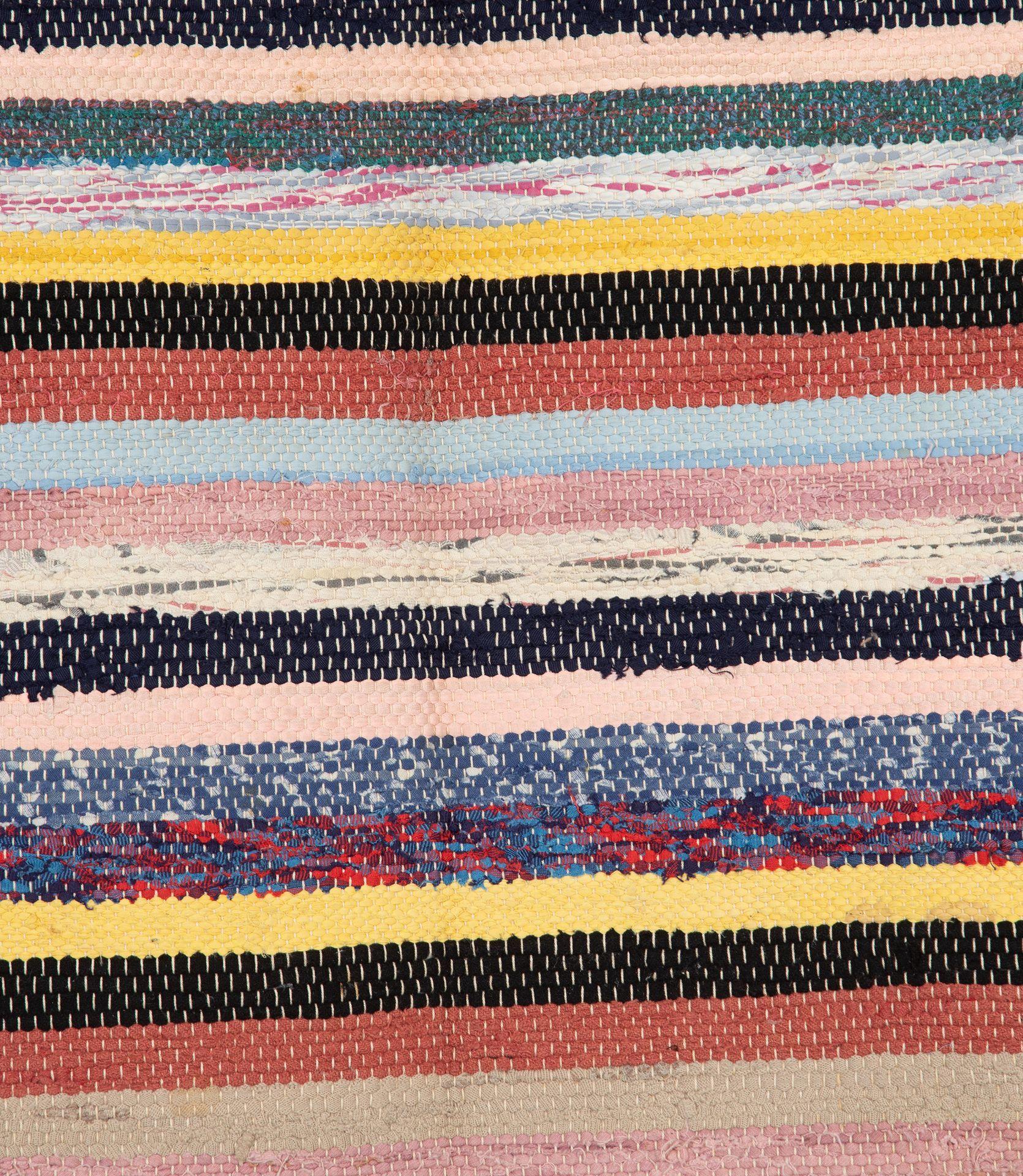 Cotton 20th Century Traditional Swedish Rug For Sale