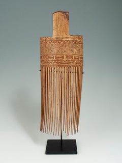20th Century Tribal Bamboo Comb, Morobe Province, Papua New Guinea