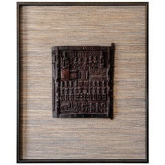 20th Century Tribal Hardwood Dogon Window Panel