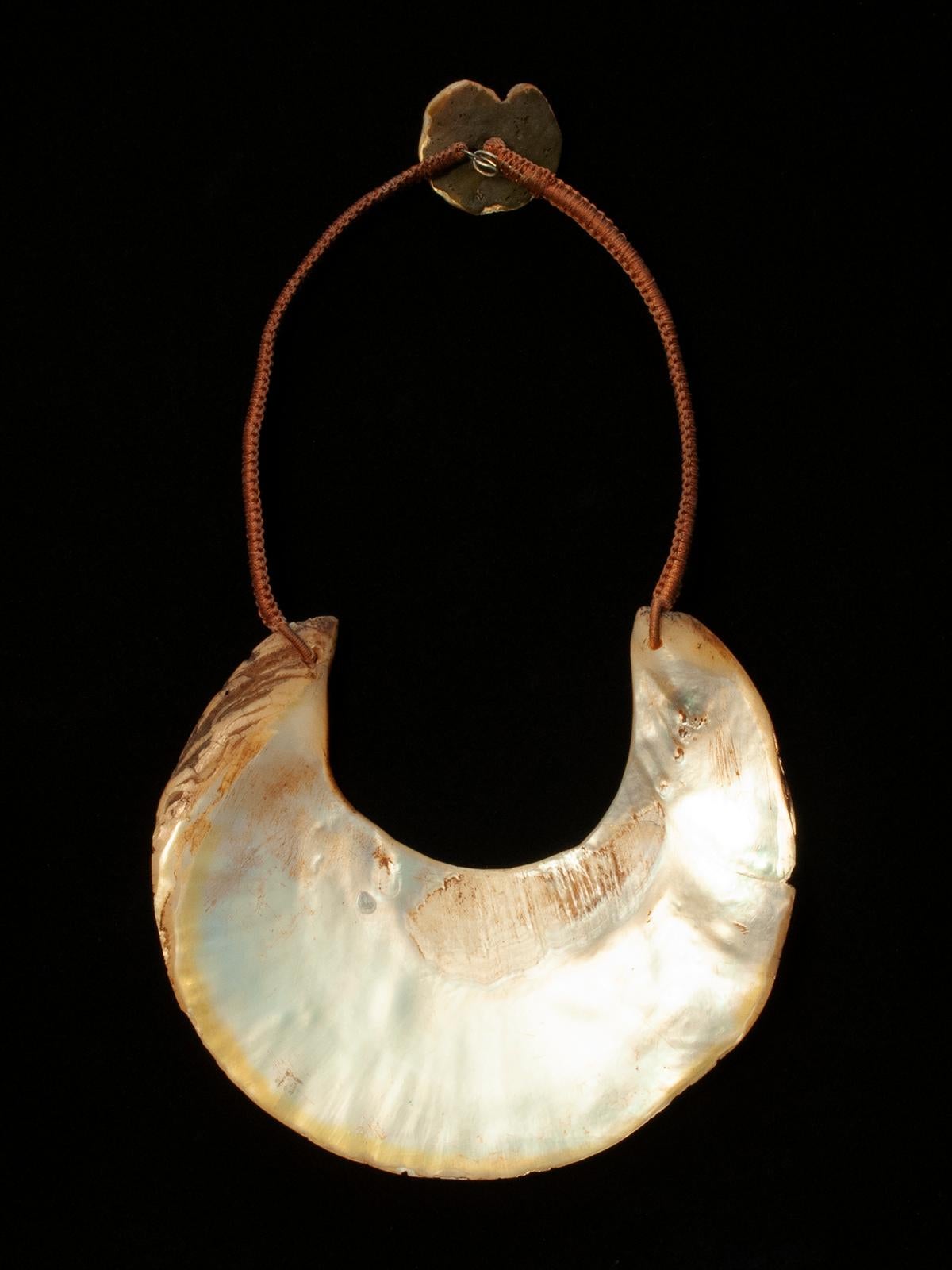 20th Century Tribal Kina Shell Necklace, Papua New Guinea For Sale 1