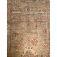 20th Century Tribal Turkish Oushak Rug