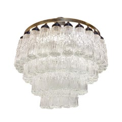 20th Century Tronchi Murano Glass Chandelier by Paolo Venini