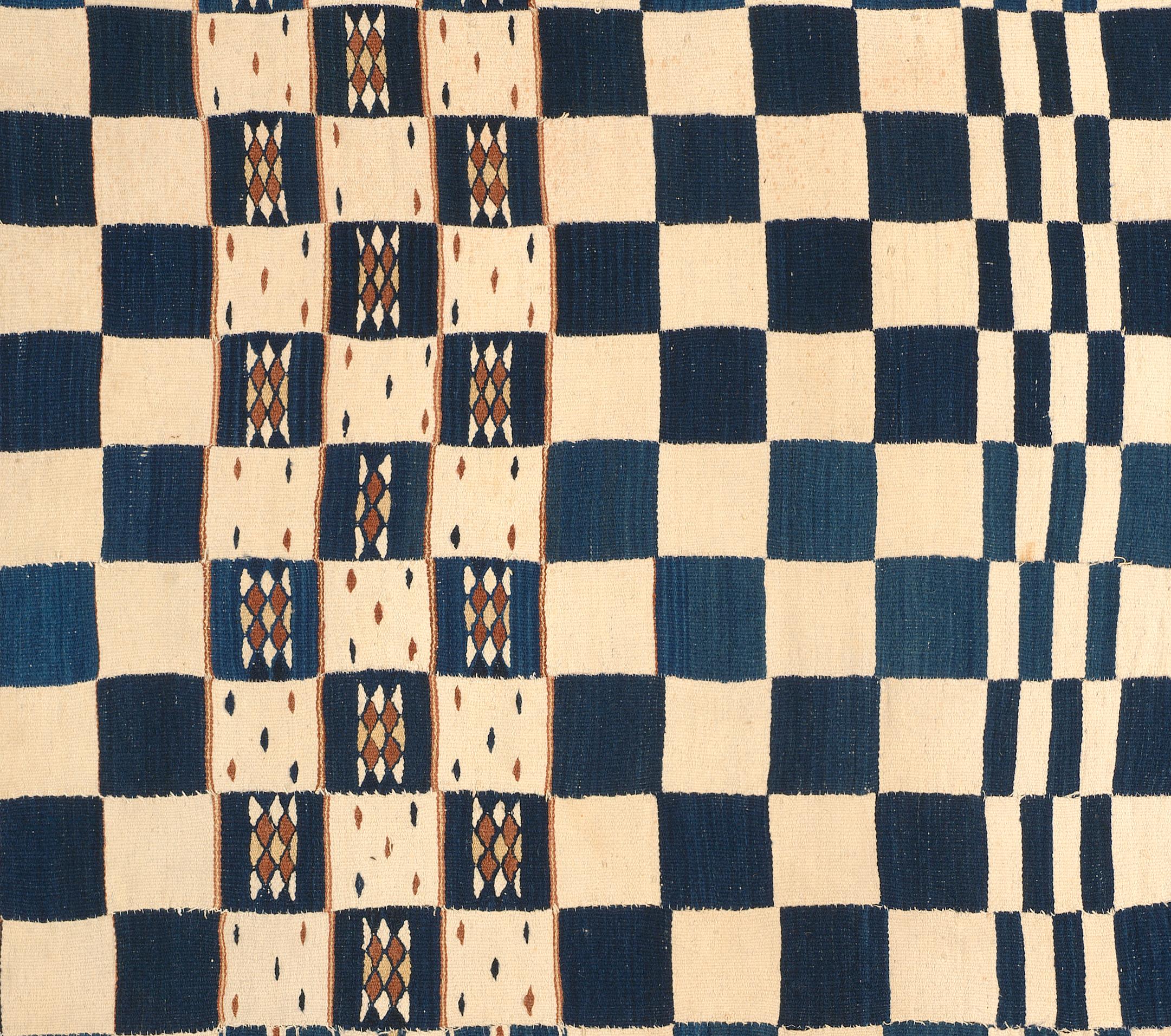 Tintura vegetale Arazzo nuziale tuareg del XX secolo proveniente dal Niger, Africa in vendita