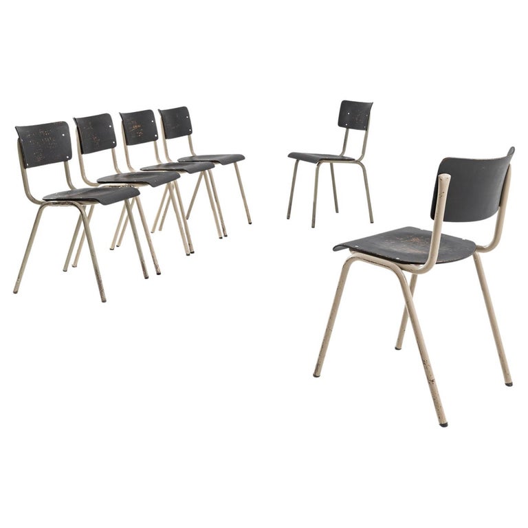 20th Century Tubax Chairs, Set of Six For Sale at 1stDibs
