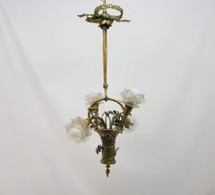 20th Century Tulip Chandelier Flower Fredo