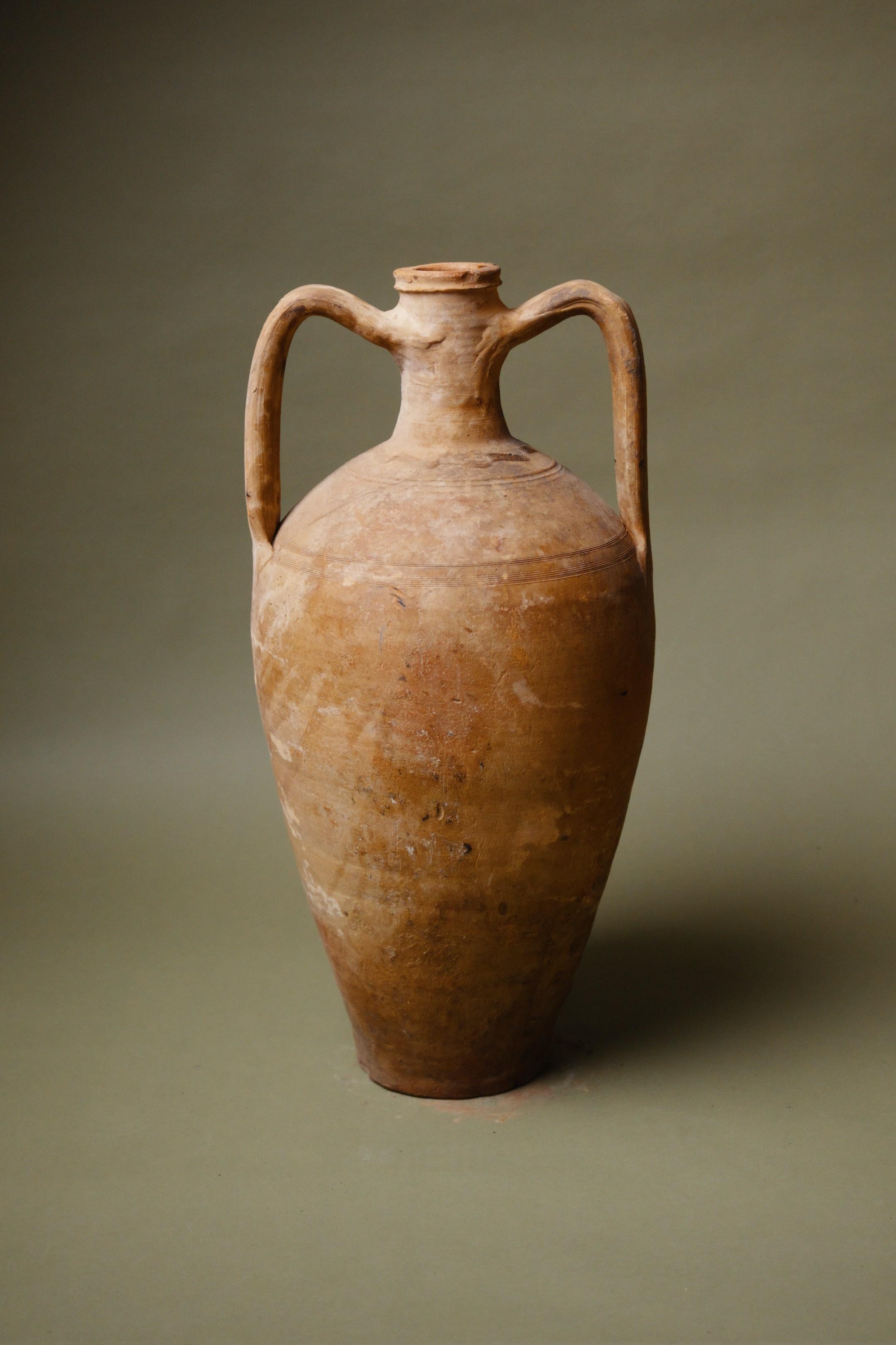 Turco Anfora turca in terracotta del XX secolo