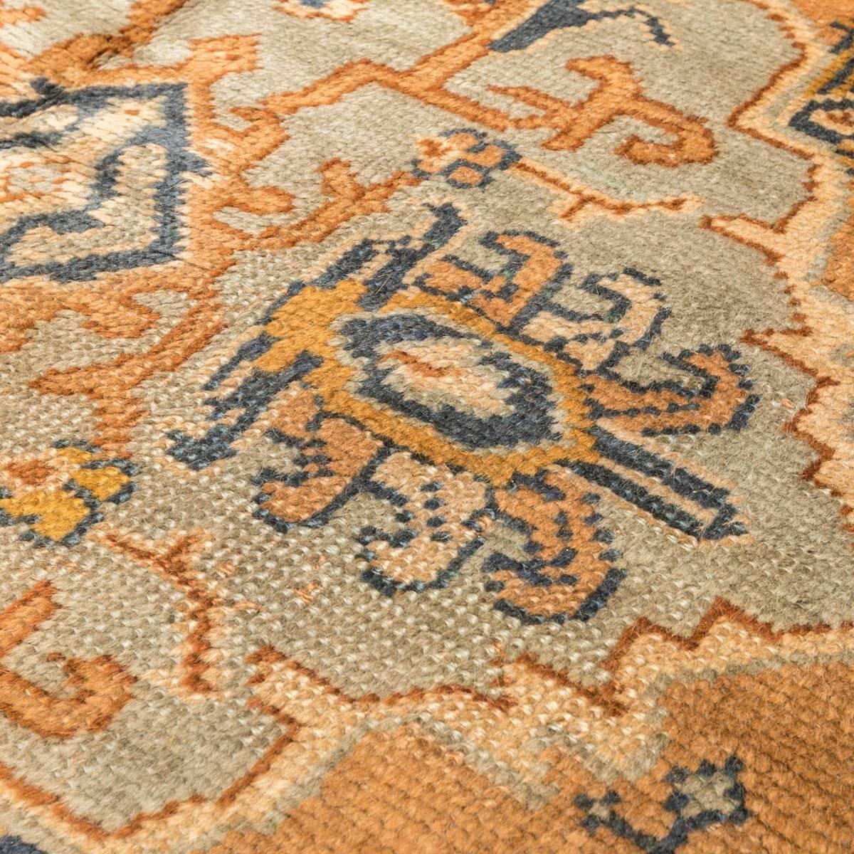 20th Century Turkish Wool Oushak Rug, circa 1920 2