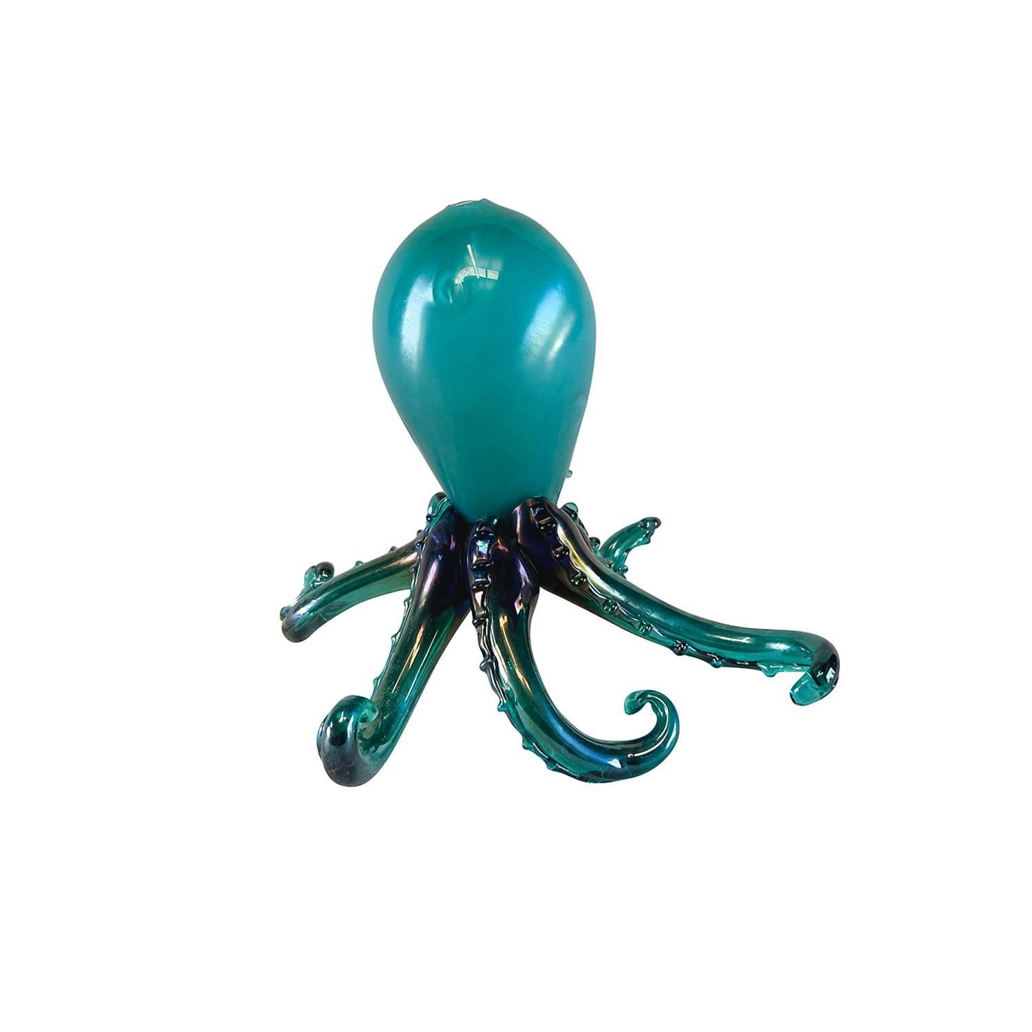 octopus glass sculpture