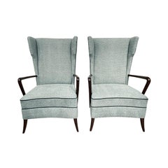 Mid-Century Modern Lounge Chairs by Melchiorre Bega, Italy, 1940-1950