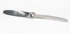 Hélice de aluminio pulido bipala del siglo XX para avión