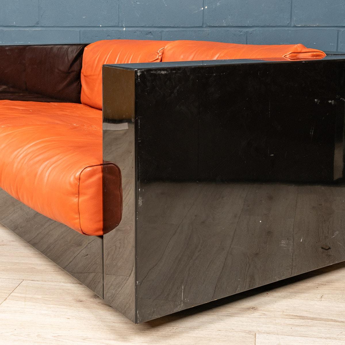 20th Century Two-Seater Sofa by Lella and Massimo Vignelli for Poltronova For Sale 13