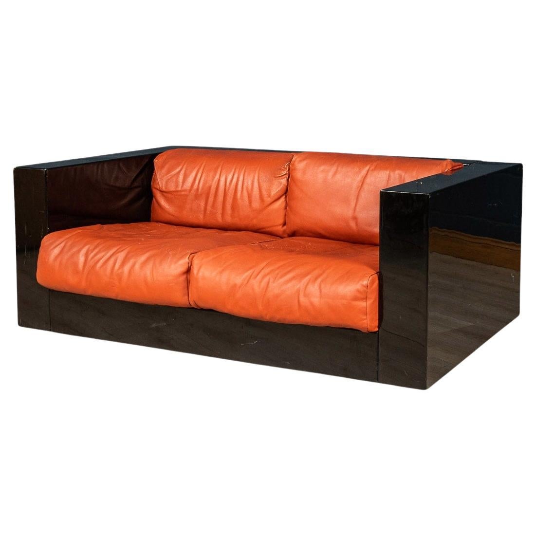 20th Century Two-Seater Sofa by Lella and Massimo Vignelli for Poltronova