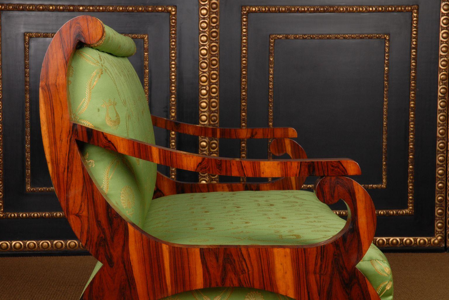 Einzigartiges Canape-Sofa im Empire-Biedermeier-Stil des 20. Jahrhunderts im Angebot 10