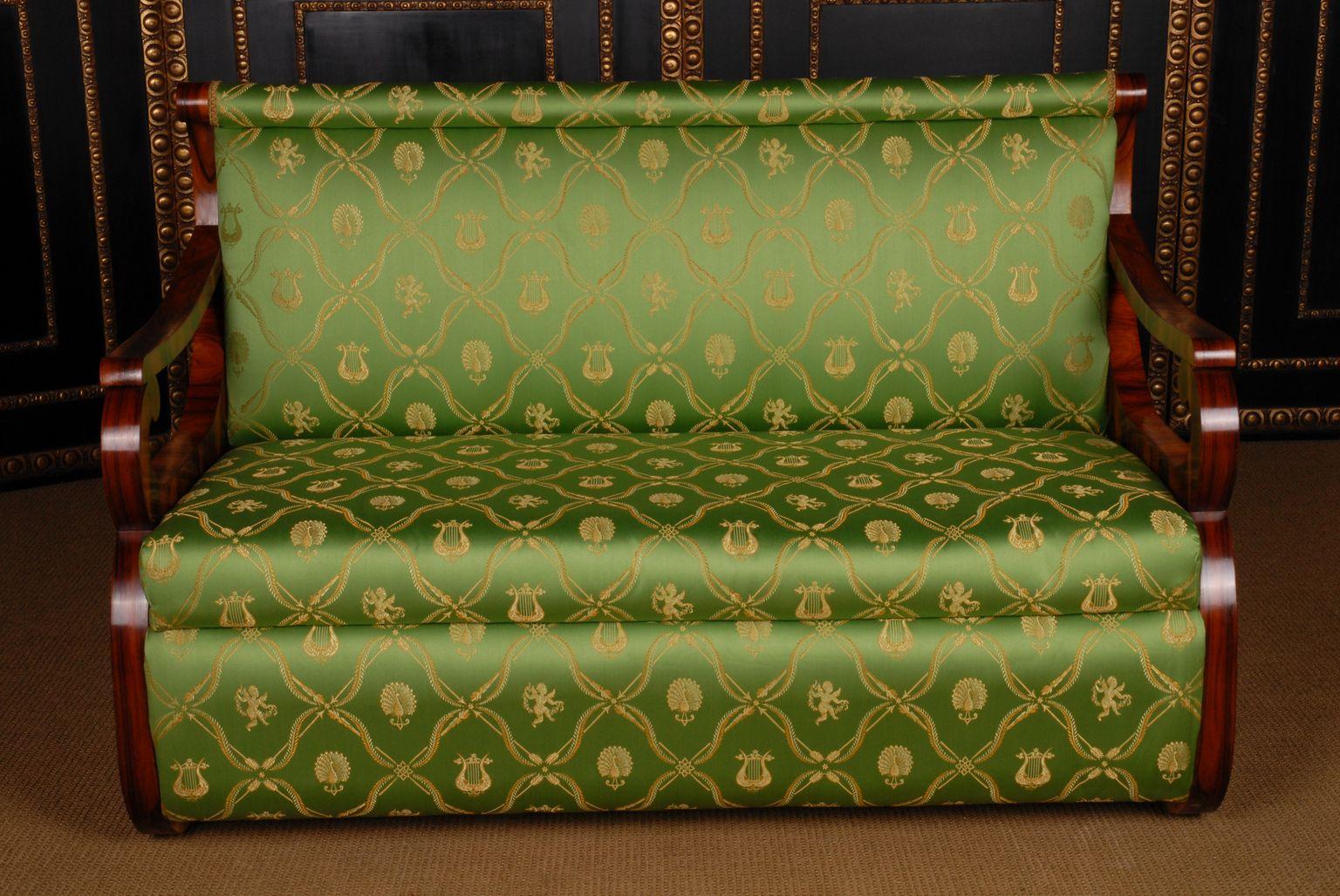 Austrian 20th Century Unique Empire Biedermeier Style Canape Sofa For Sale