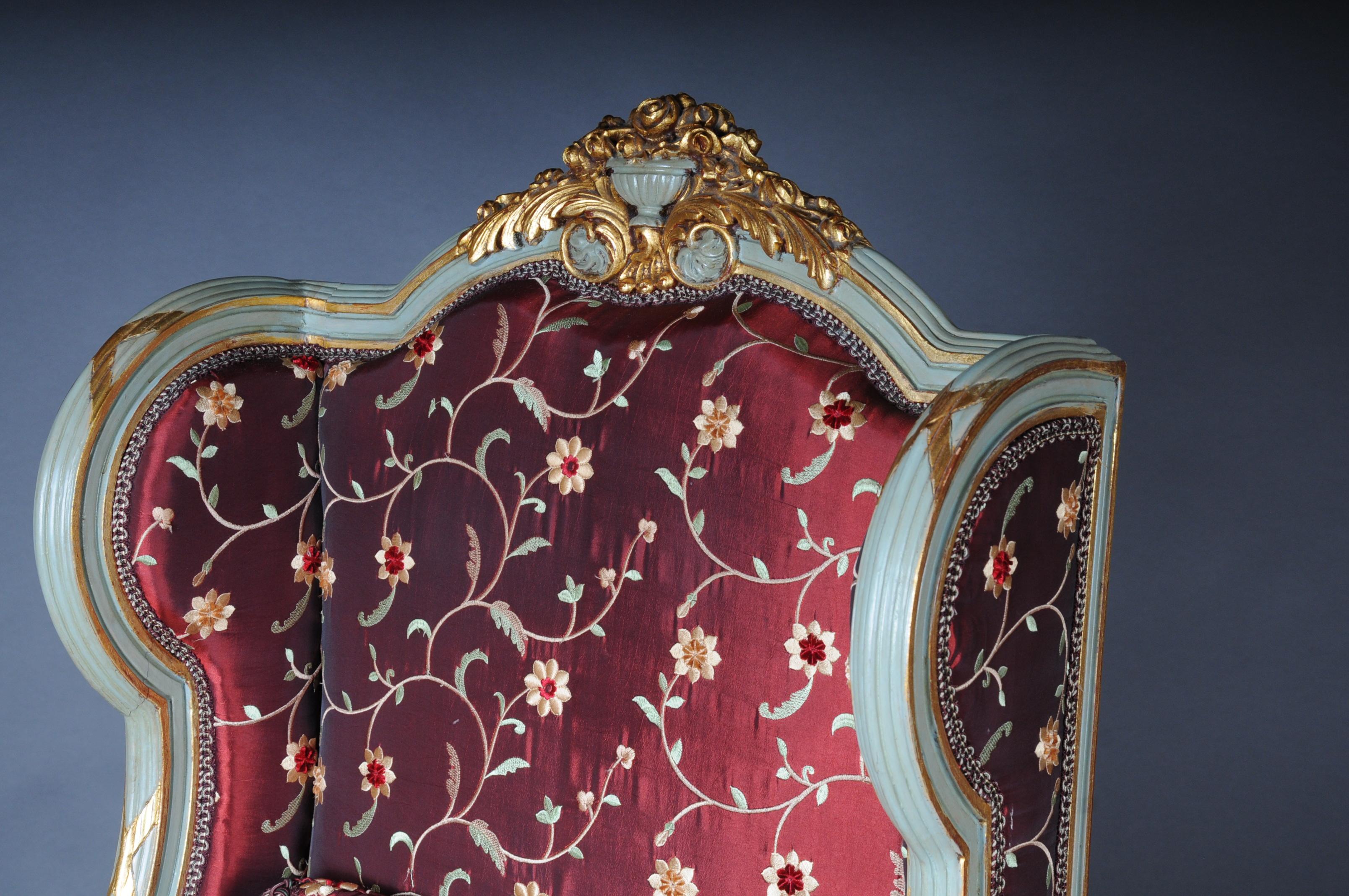 Einzigartige französische Salon-Sitzgruppe im Louis-XVI.-Stil des 20. Jahrhunderts im Angebot 8
