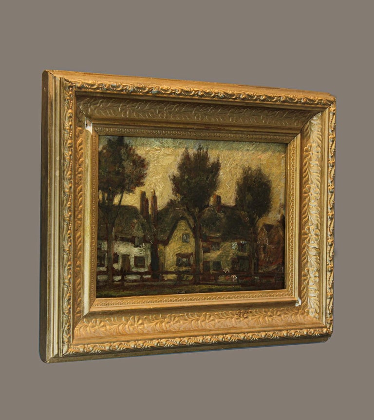 20th Century Unknown Artist Oil on Panel Painting, Landscape For Sale ...