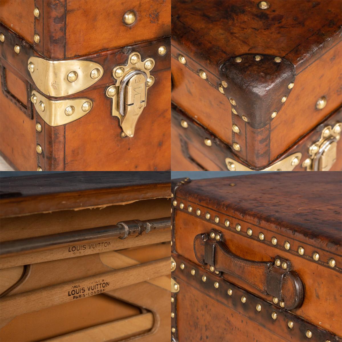 20th Century Unusual Louis Vuitton Wardrobe Trunk, circa 1920 7