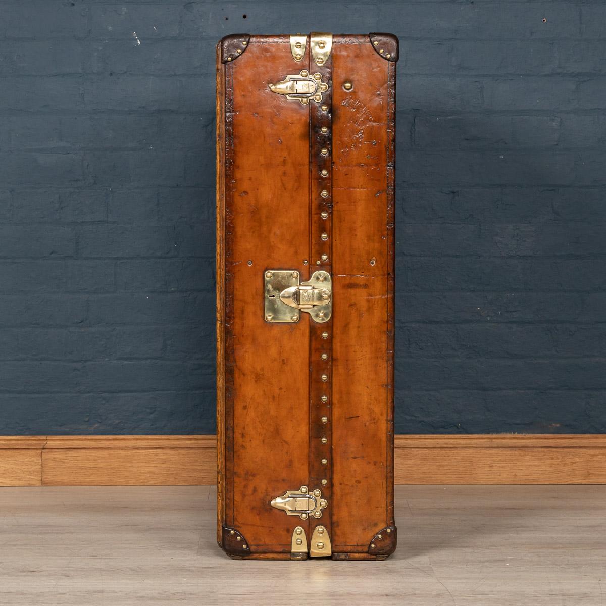 French 20th Century Unusual Louis Vuitton Wardrobe Trunk, circa 1920