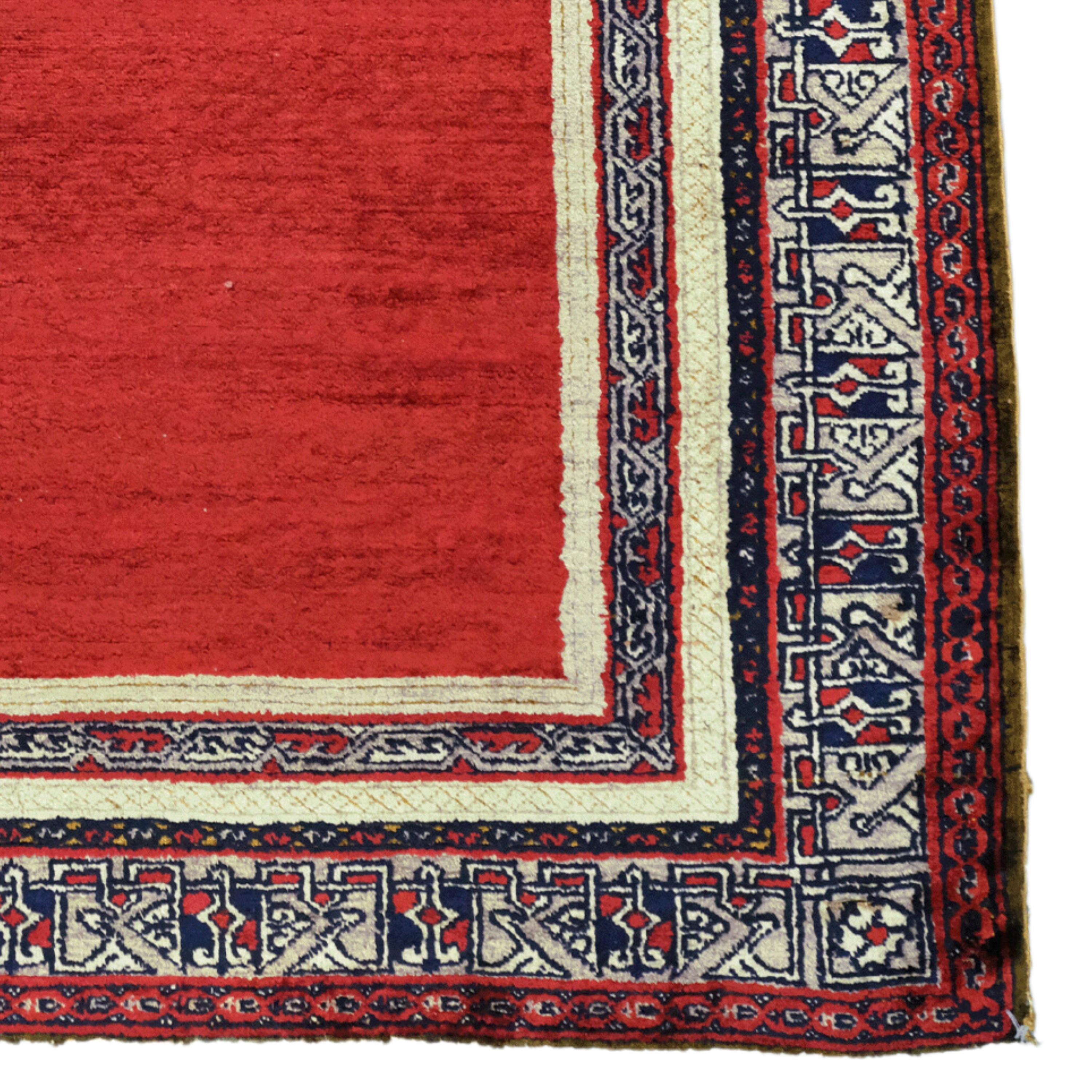 20th Century Unusual Sivas Silk Rug - Antique Anatolian Rug, Antique Silk Rug For Sale 1