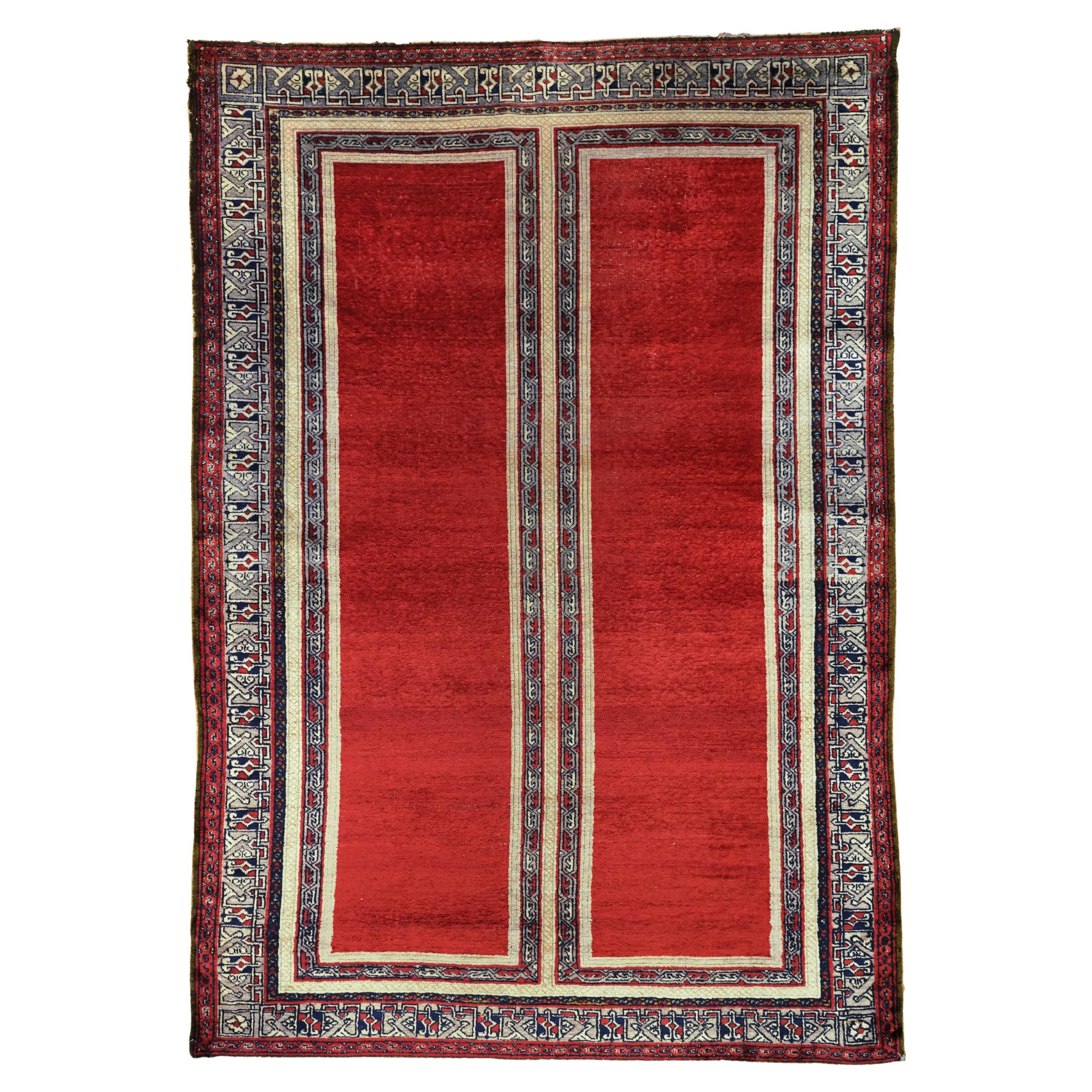 20th Century Unusual Sivas Silk Rug - Antique Anatolian Rug, Antique Silk Rug For Sale