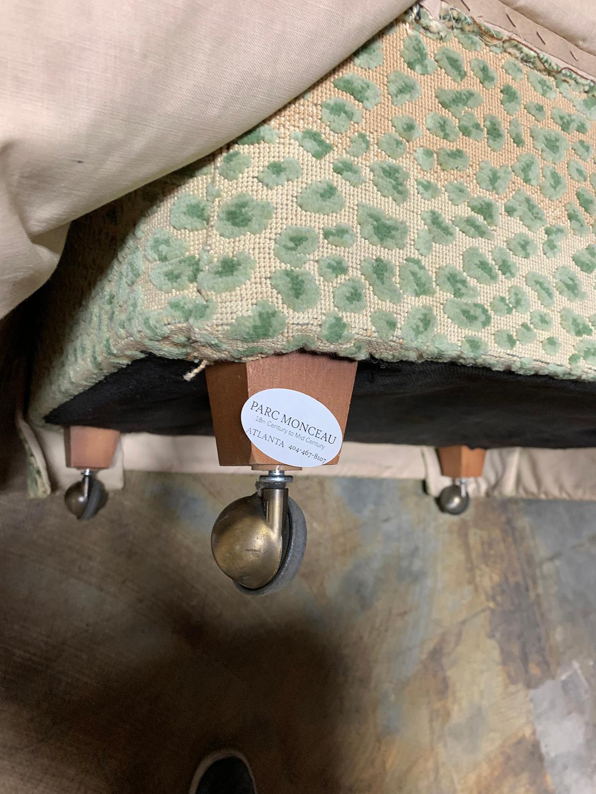 20th Century Upholstered Ottoman In Good Condition In Atlanta, GA