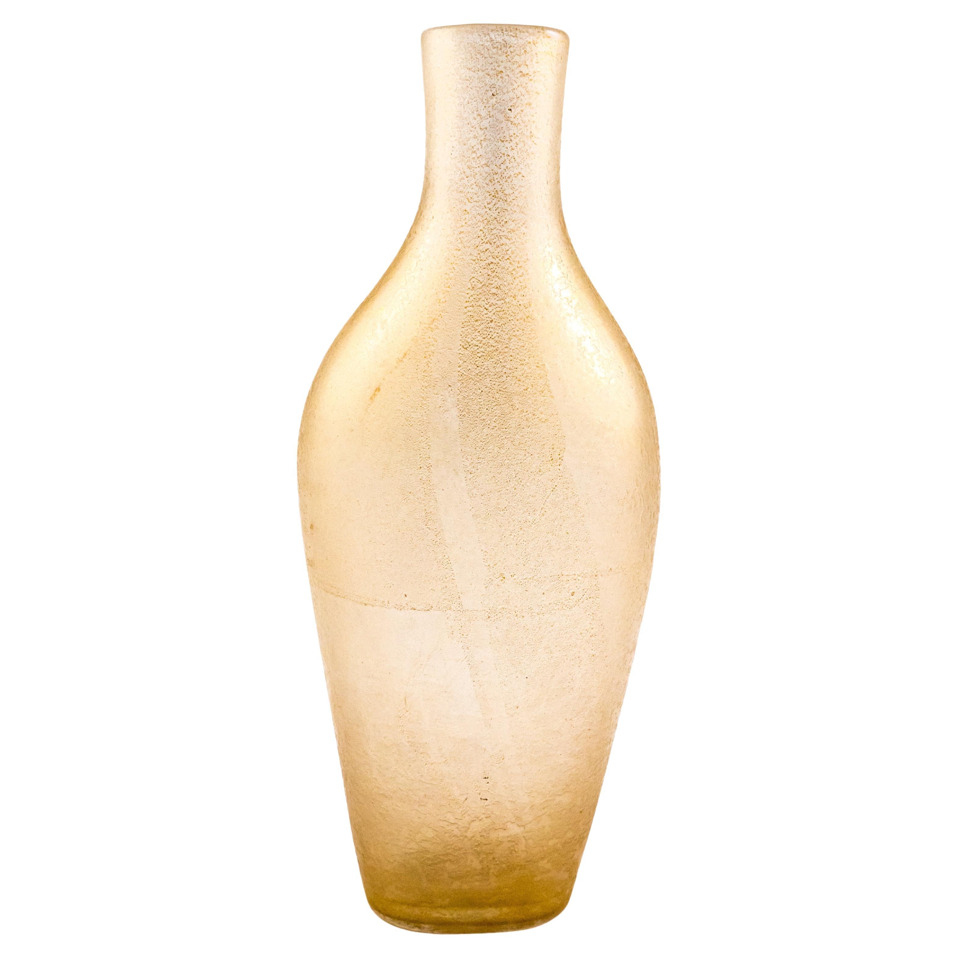 20th century Vase By Archimede Seguso designed by Flavio Poli