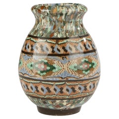 20th Century Vase - Gerbino Vallauris - Ceramic Mosaic - Geometric Pattern
